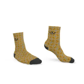 #174 JAXS N CROWN designer cotton-lined unisex sock