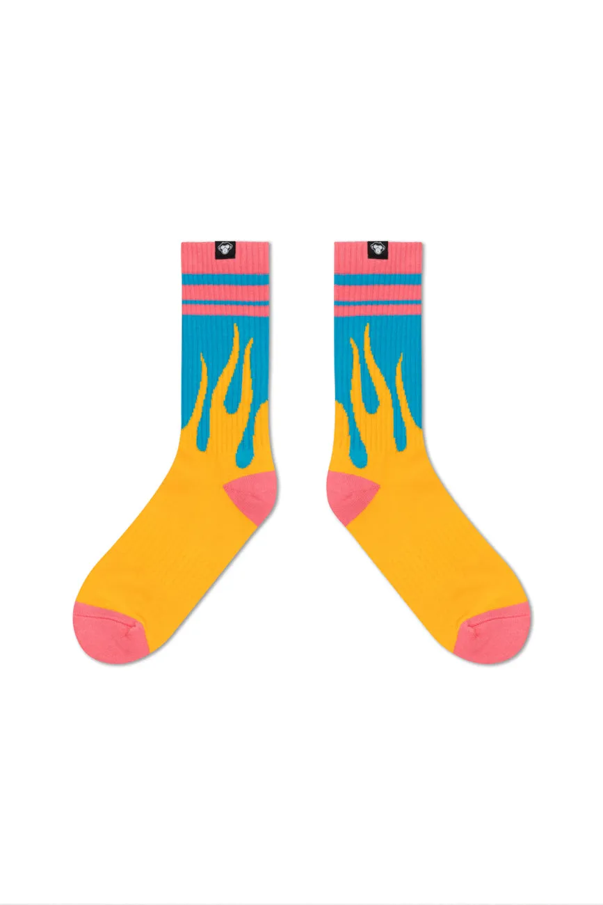 2 Pairs // Twin   Flame socks