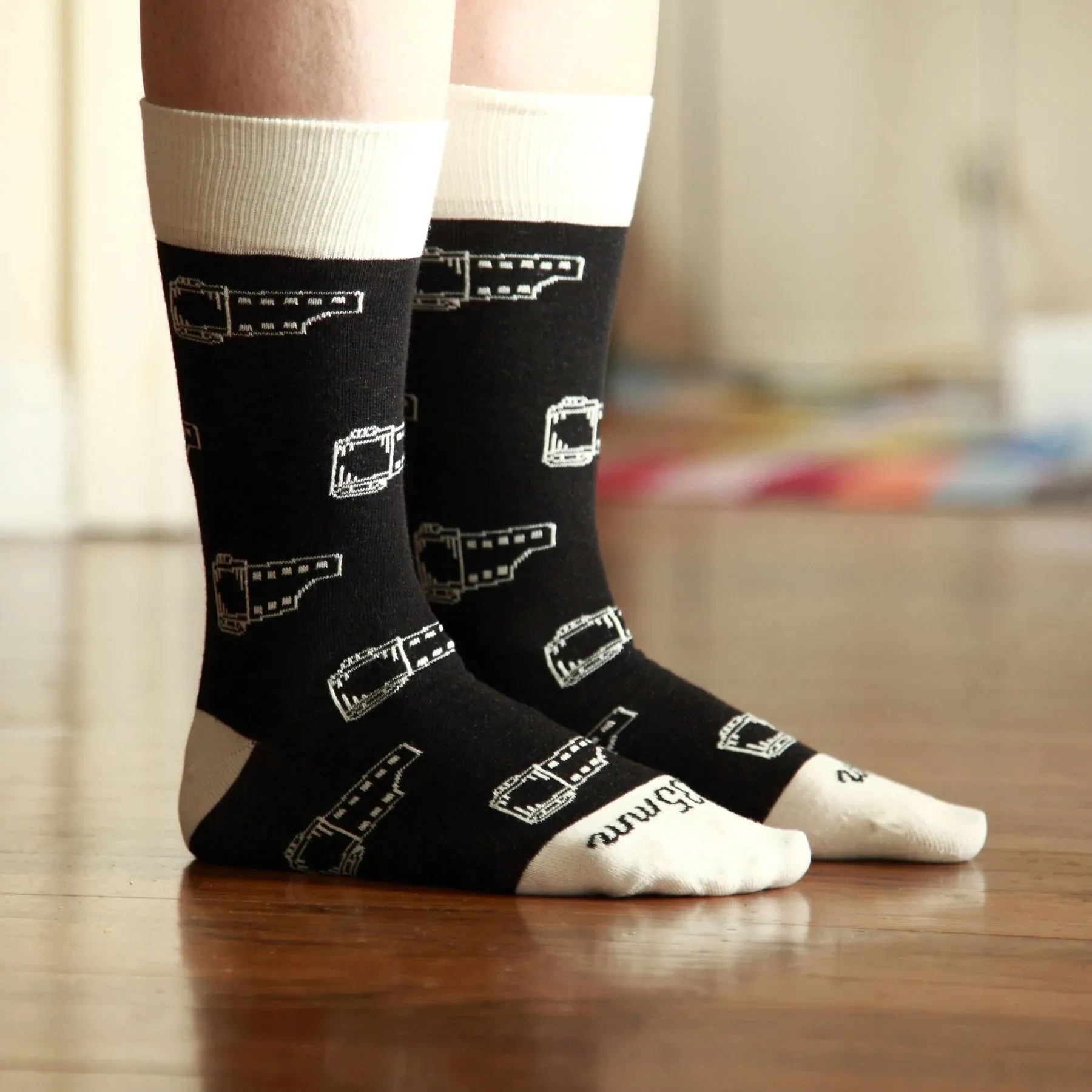 35mm Film Socks - Black