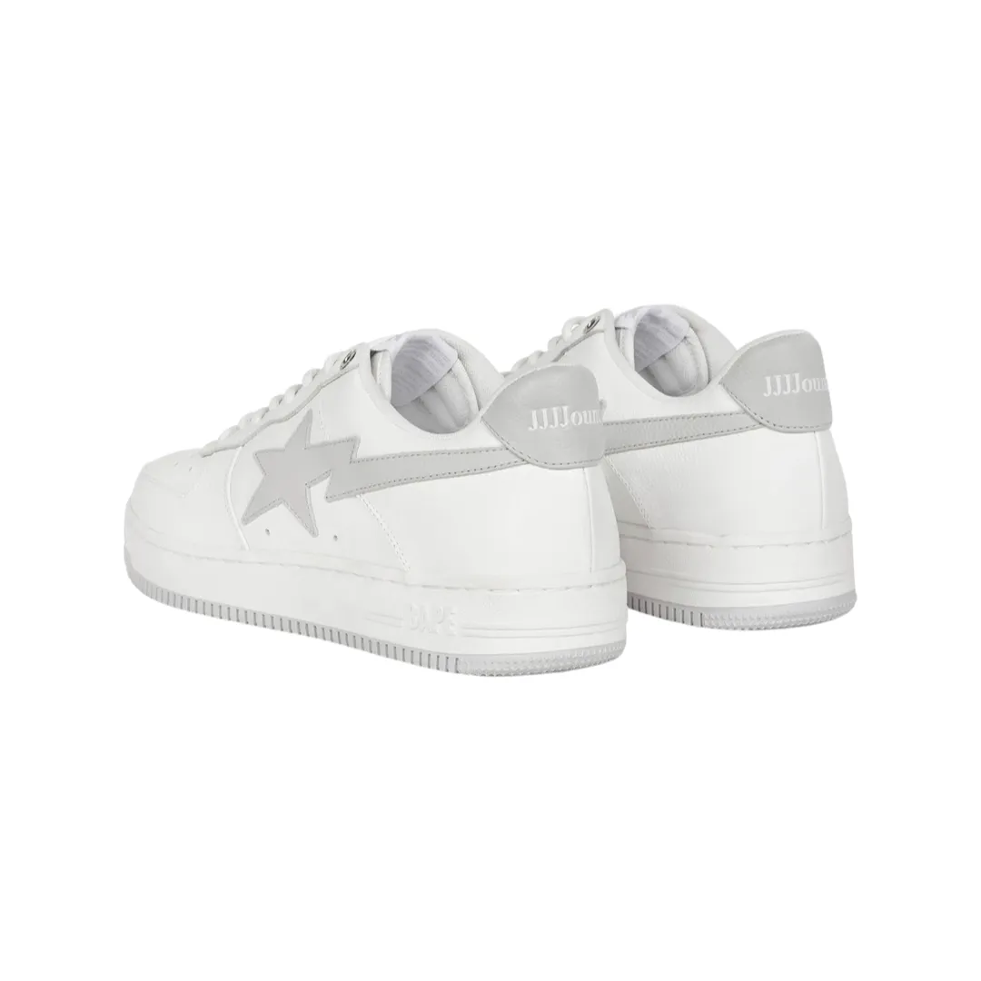 A Bathing Ape x JJJJound Bapesta Low Leather White