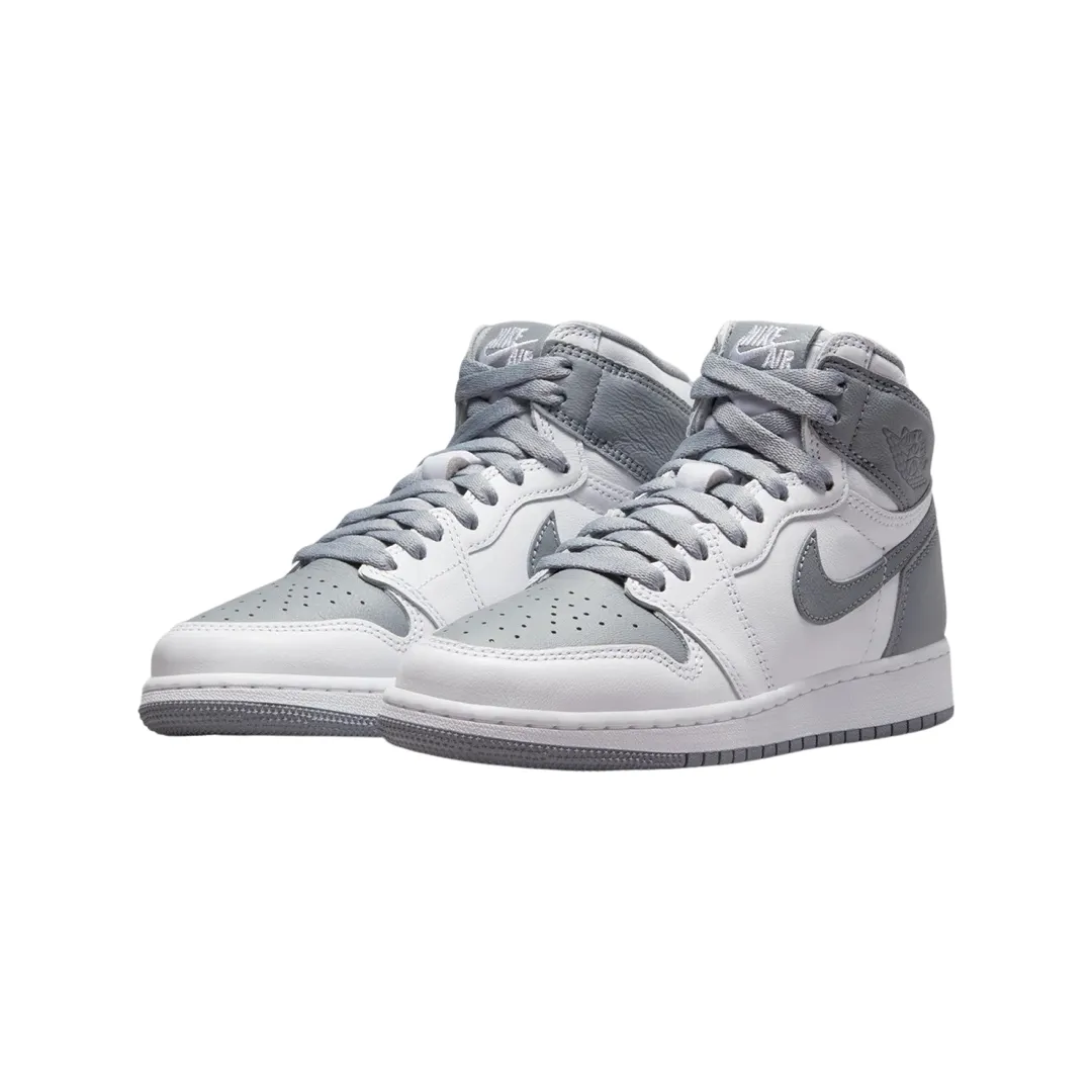 Air Jordan 1 High Retro GS White Stealth Grey