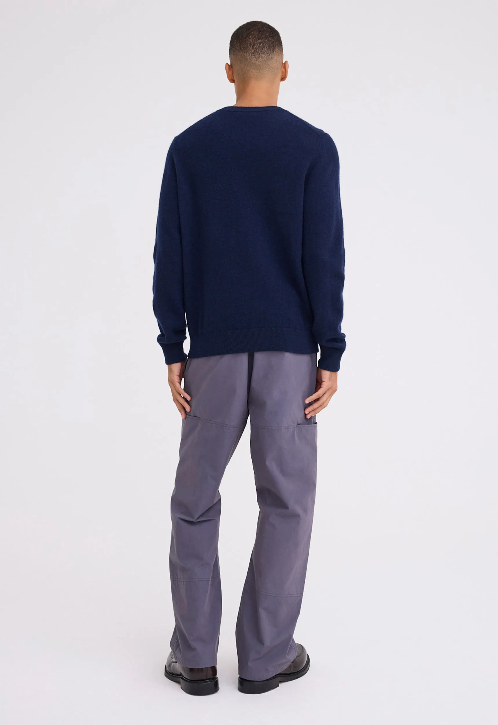 Beckham Cashmere Sweater - Midnight Blue