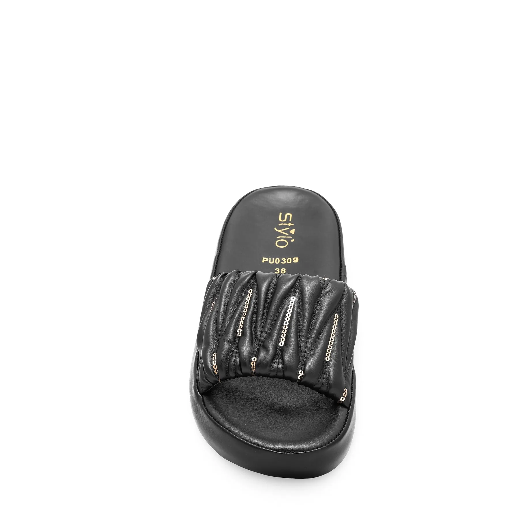 Black Formal Slipper PU0309