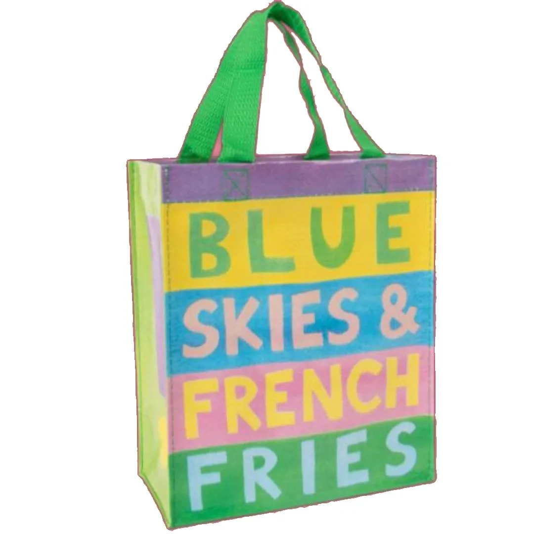 Blue Skies & French Fries Small Tote Bag