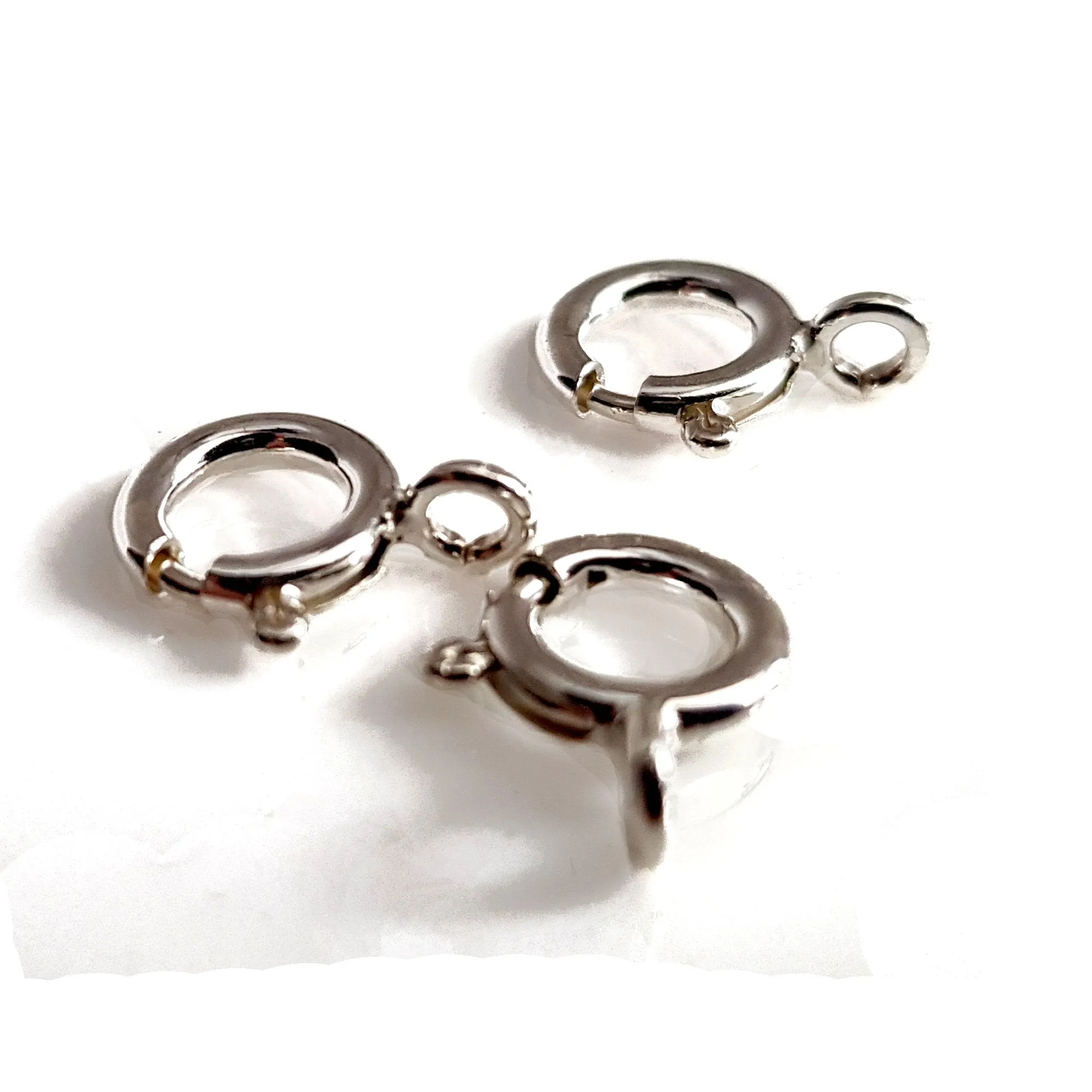 Bolt Ring Clasp 7mm Sterling Silver 925 | SS-022BR7 | Jewellery Making Supplies