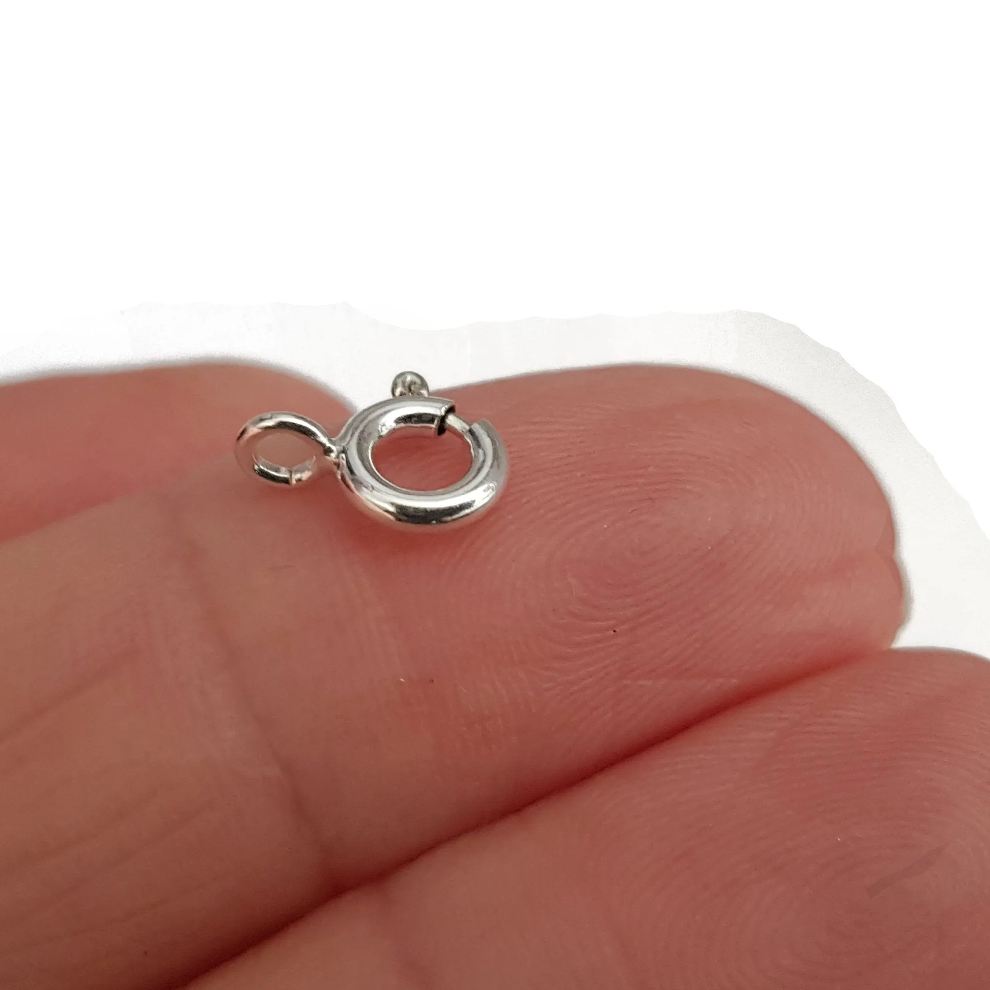 Bolt Ring Clasp 7mm Sterling Silver 925 | SS-022BR7 | Jewellery Making Supplies