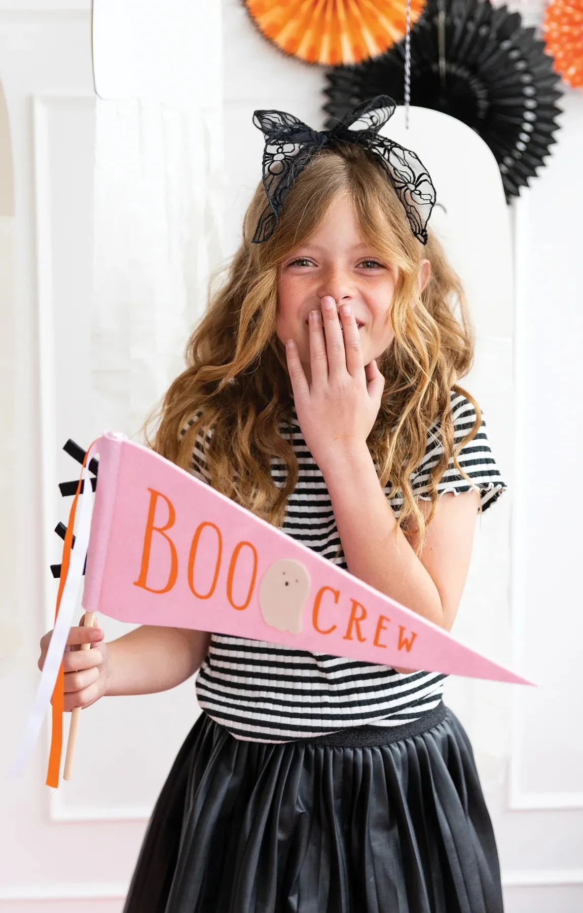 Boo Crew Felt Pennant Banner │ Halloween │ Schoolgirl Style