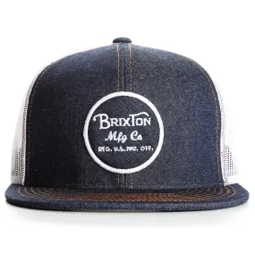 Brixton Wheeler Mesh Cap - Denim