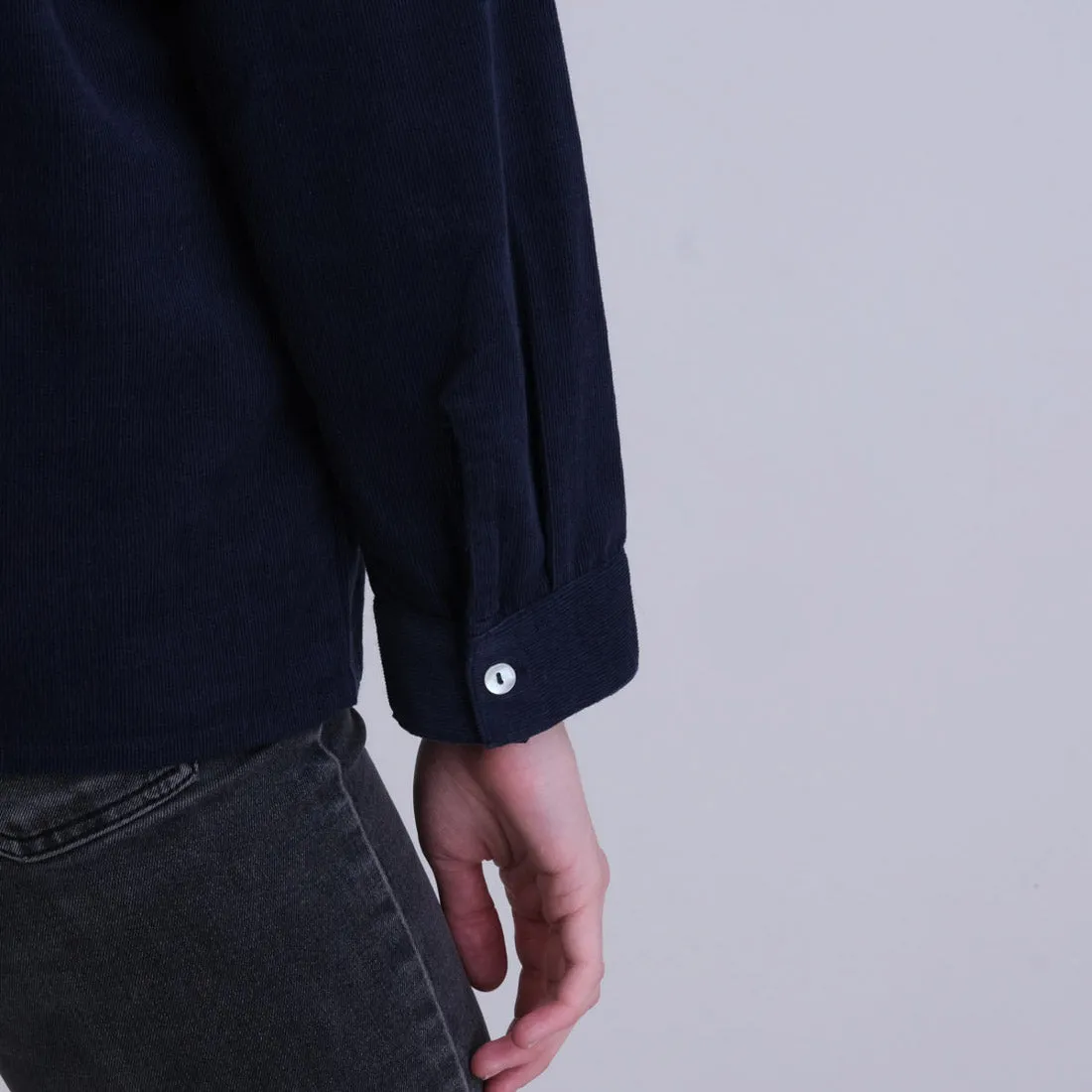 Calla Navy Cord Shirt