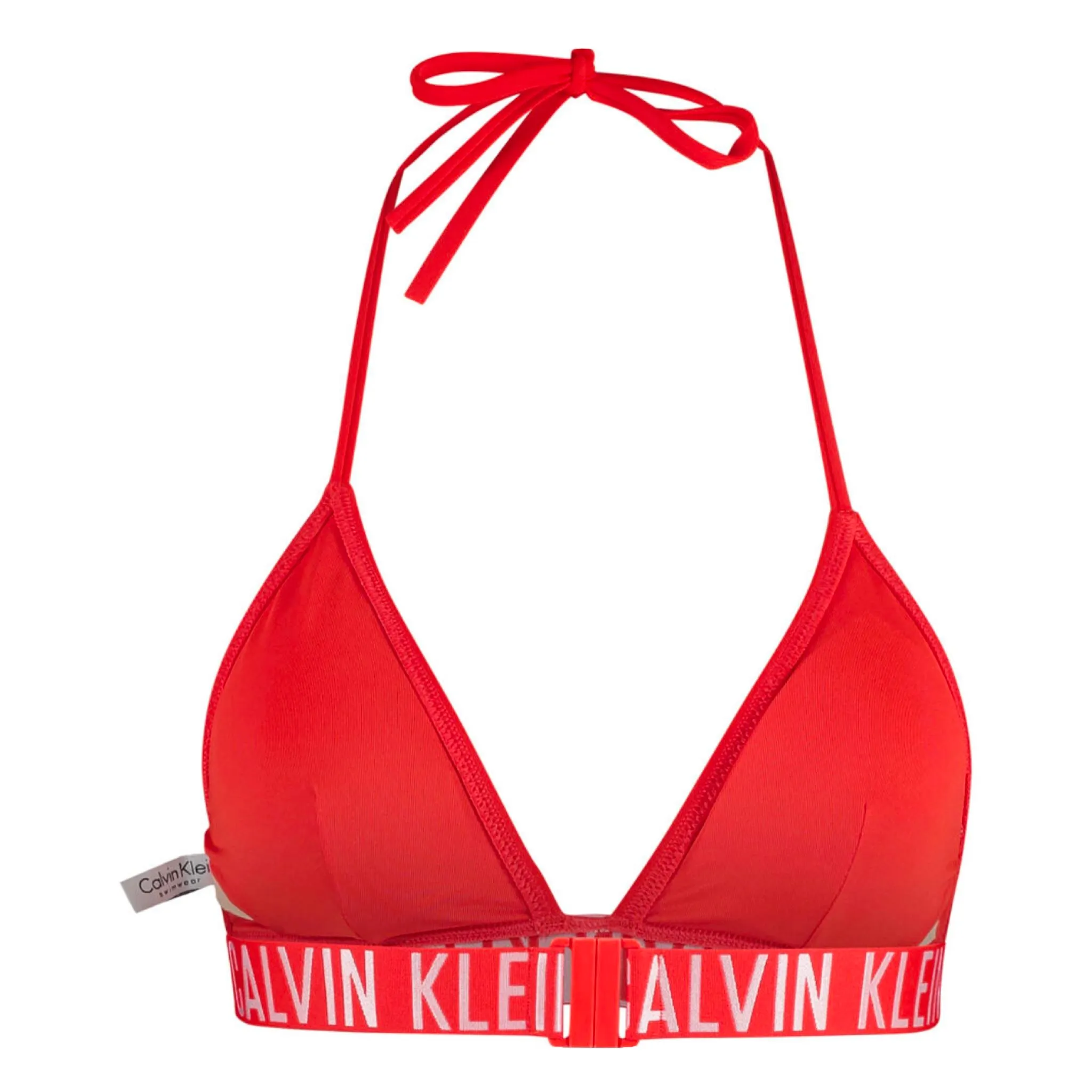 Calvin Klein Red Triangle Bikini Top