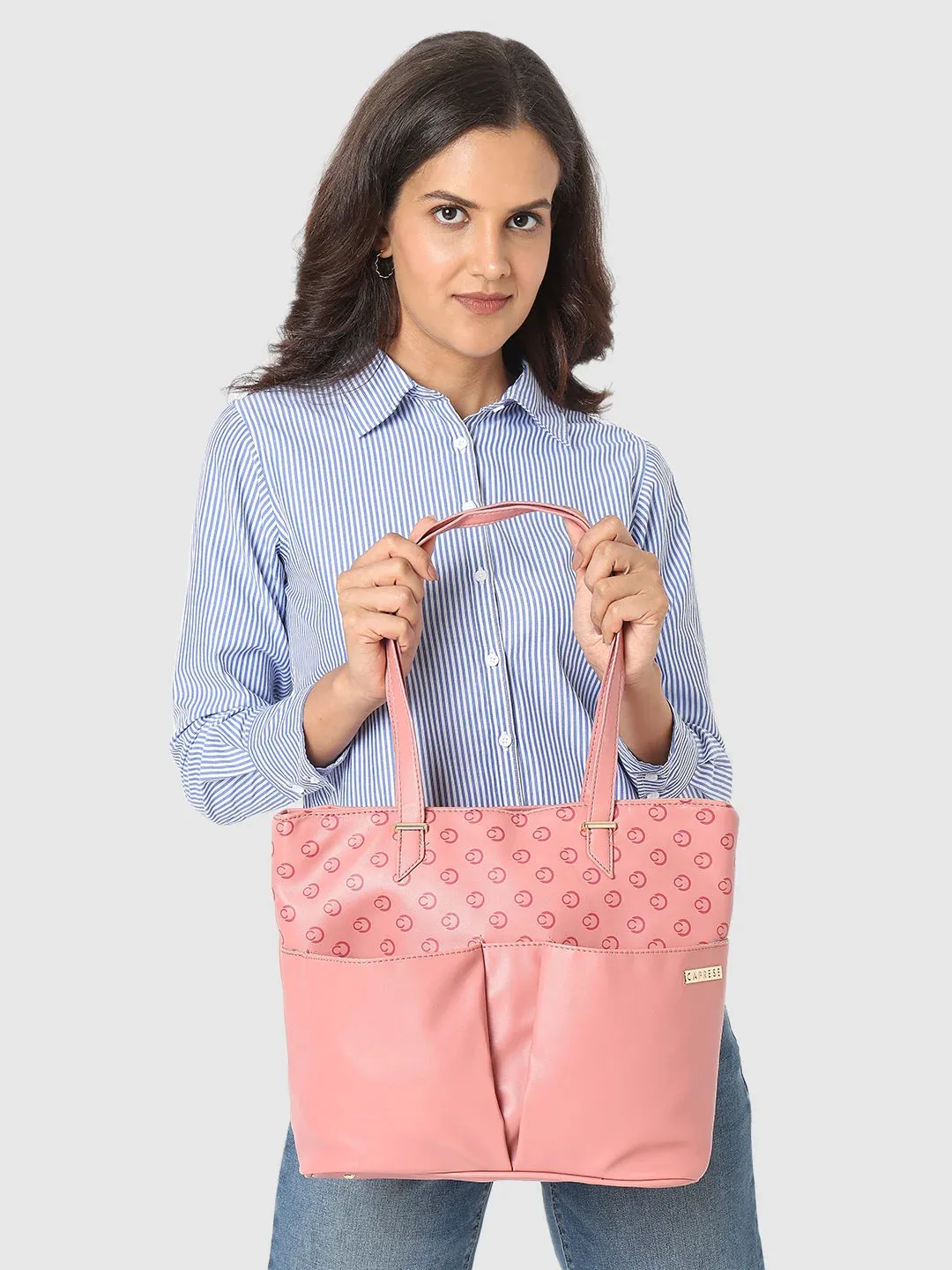 Caprese Freya Tote Medium (E) Mellow Rose