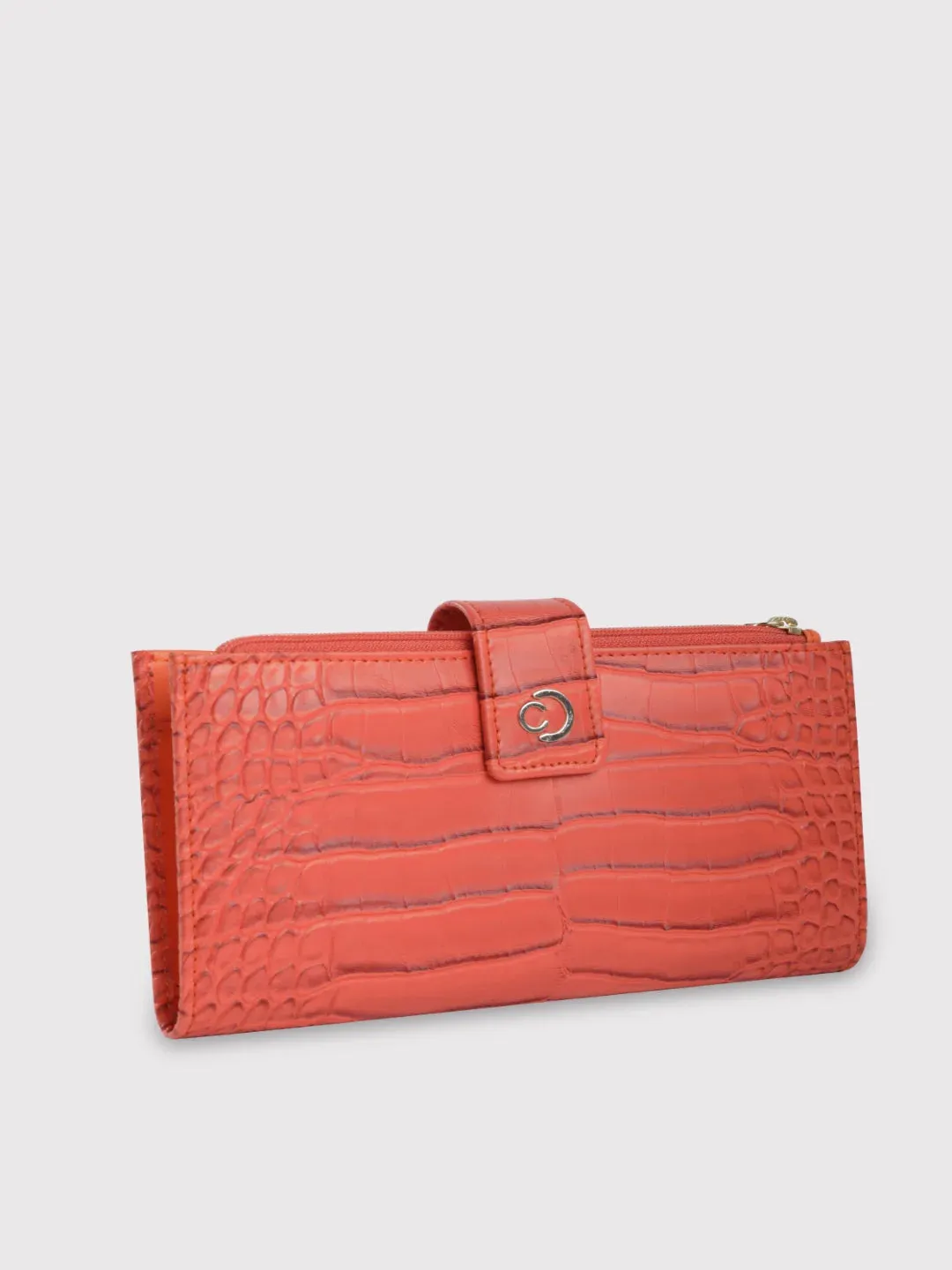 Caprese Luna Bifold Wallet Medium Orange