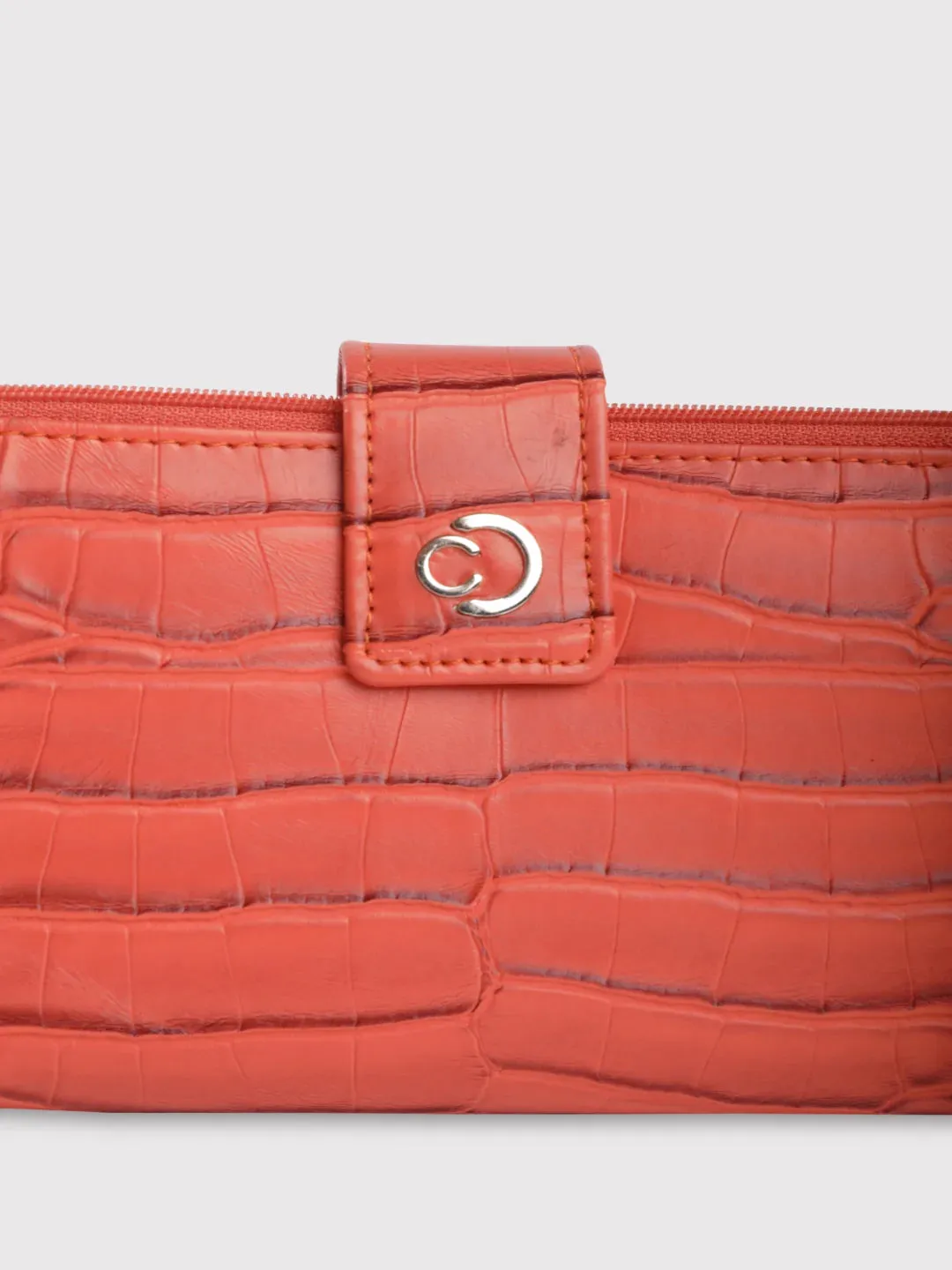 Caprese Luna Bifold Wallet Medium Orange