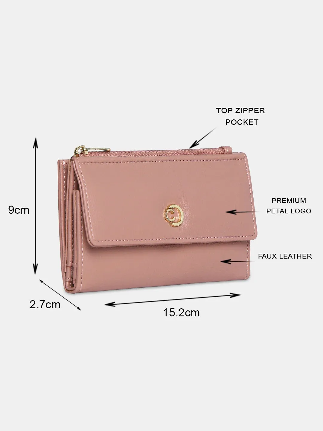 Caprese Luzie Wallet Small Blush