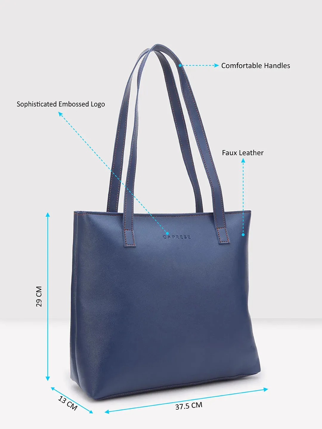 Caprese Myla Tote Large Navy