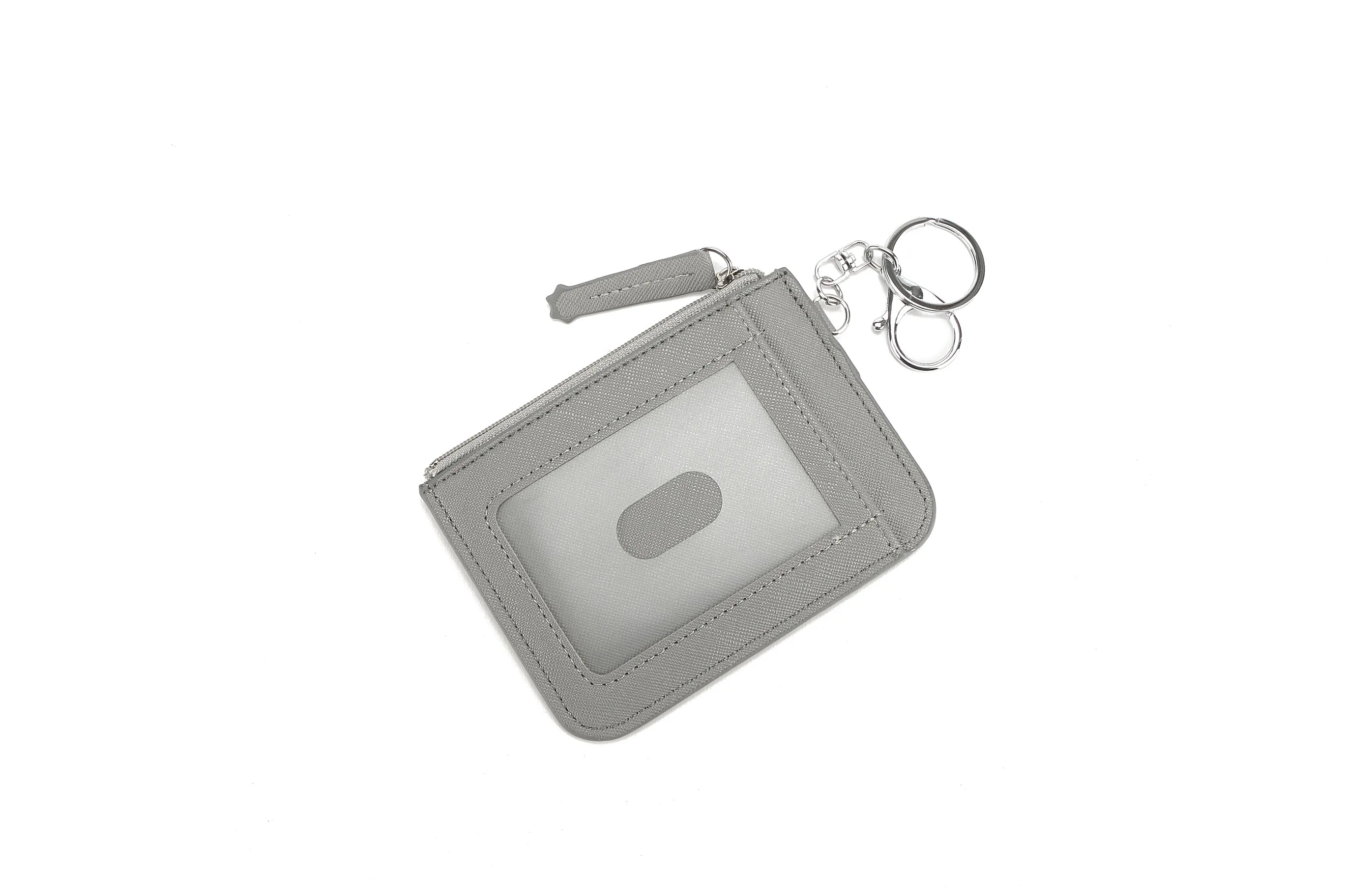 Card Case May Pineapple Monstera Grey