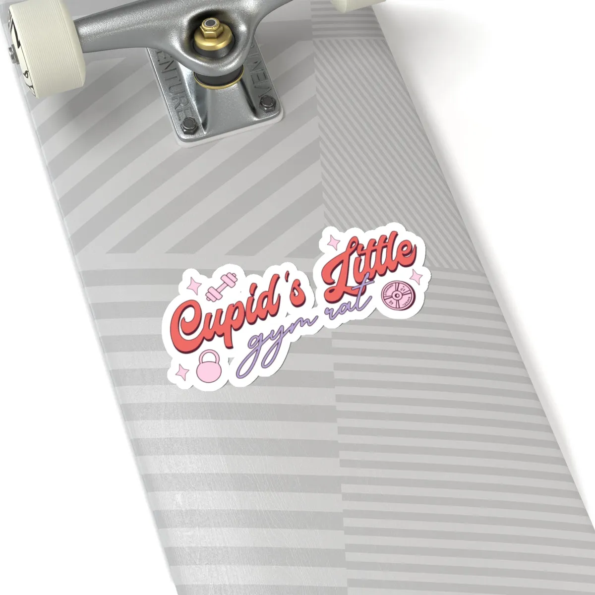 CUPID'S LITTLE GYM RAT- STICKER