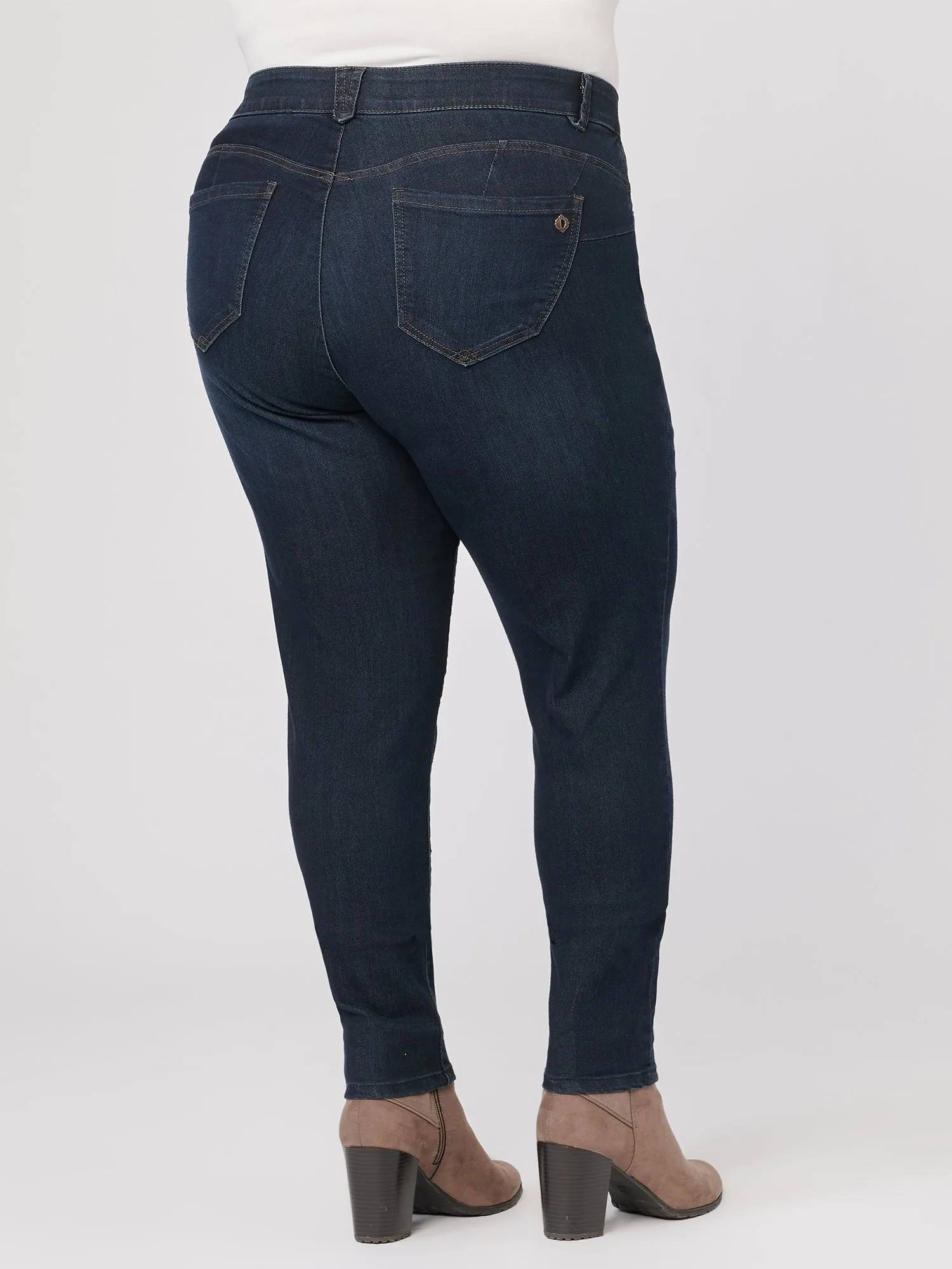 Dark Indigo "Ab"solution® Booty Lift Plus Jegging Jeans