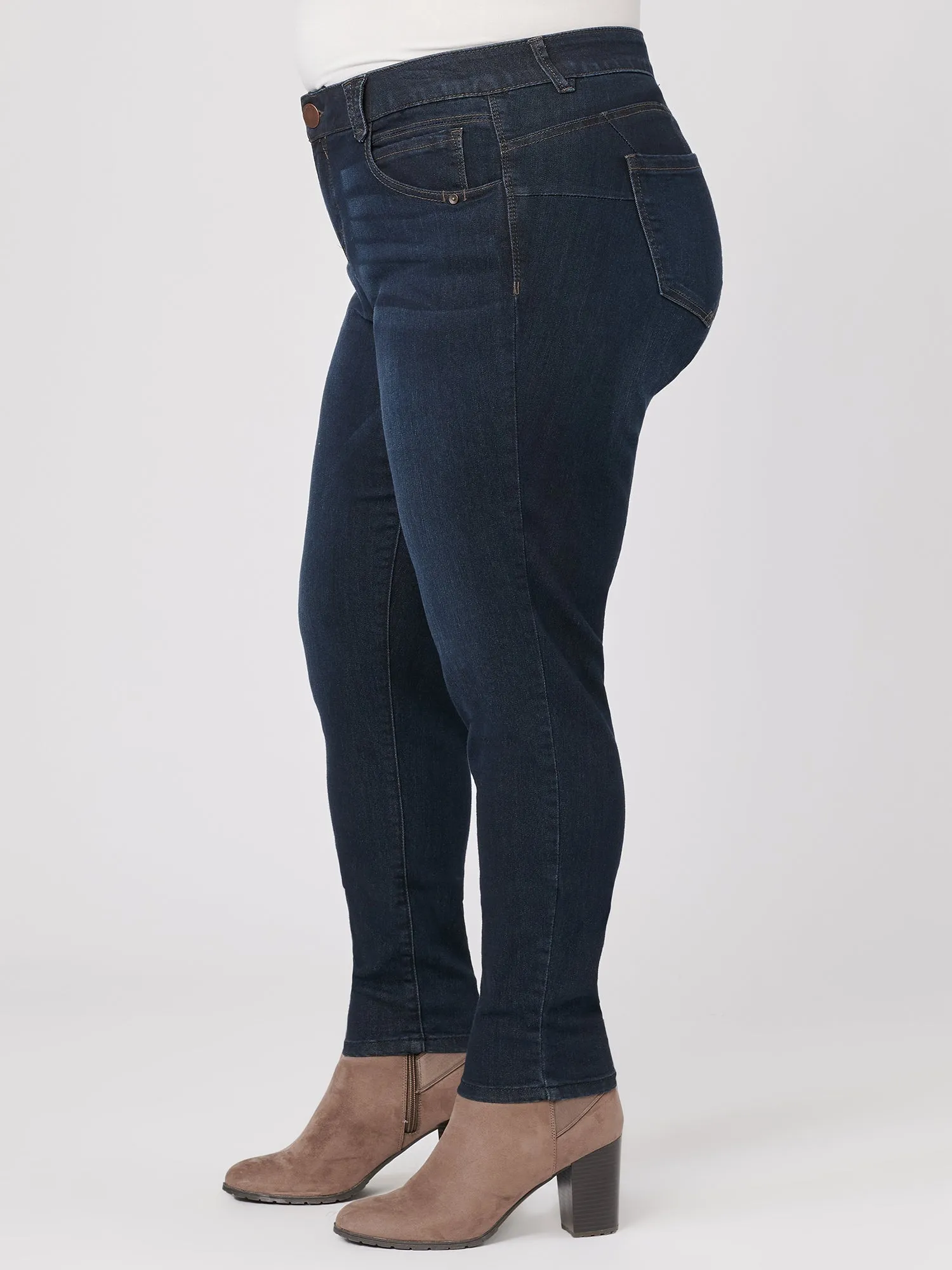 Dark Indigo "Ab"solution® Booty Lift Plus Jegging Jeans