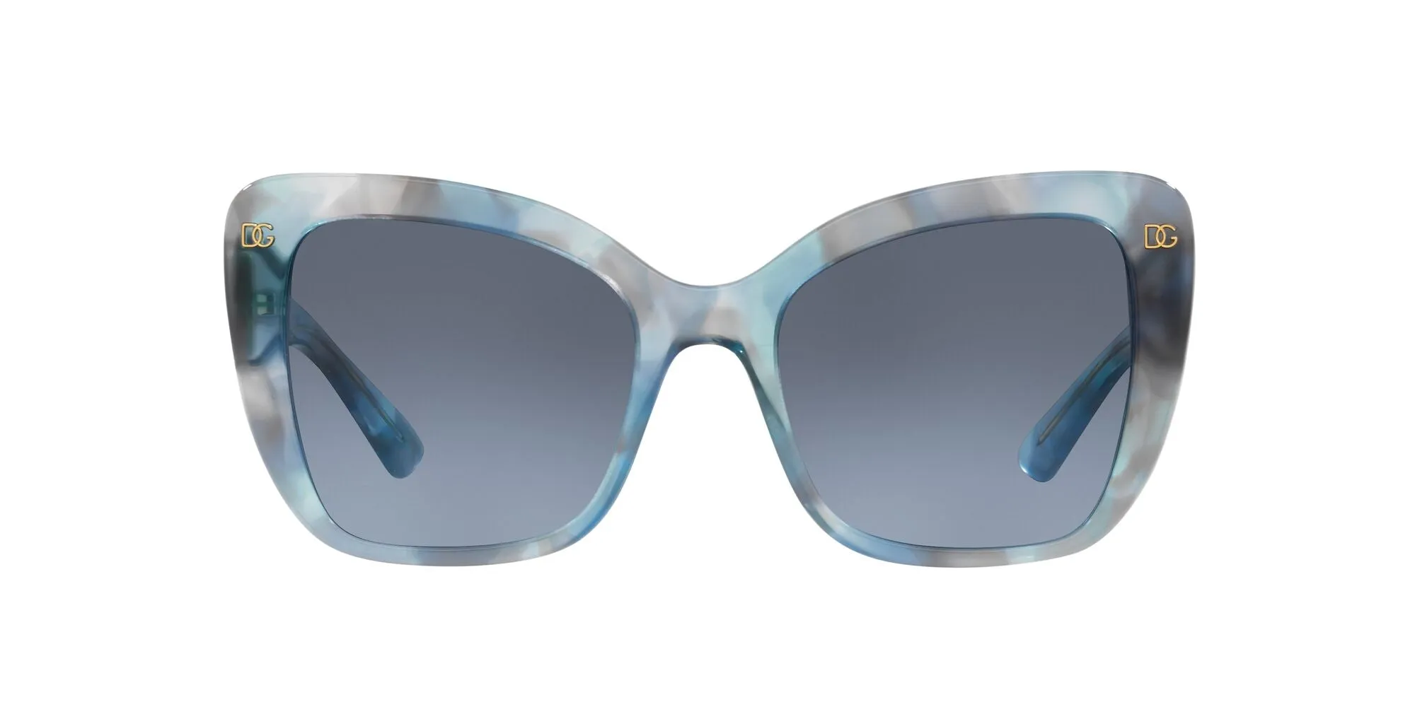 DG4348 33208F HAVANA TRANSPARENT BLUE/BLUE GREY LENS