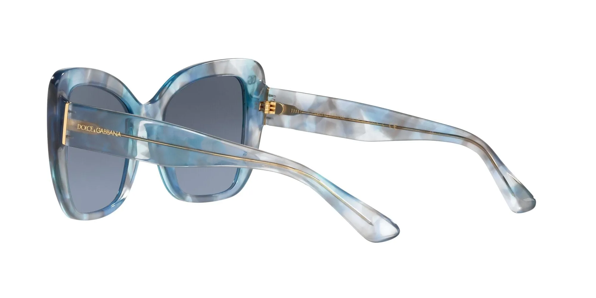 DG4348 33208F HAVANA TRANSPARENT BLUE/BLUE GREY LENS