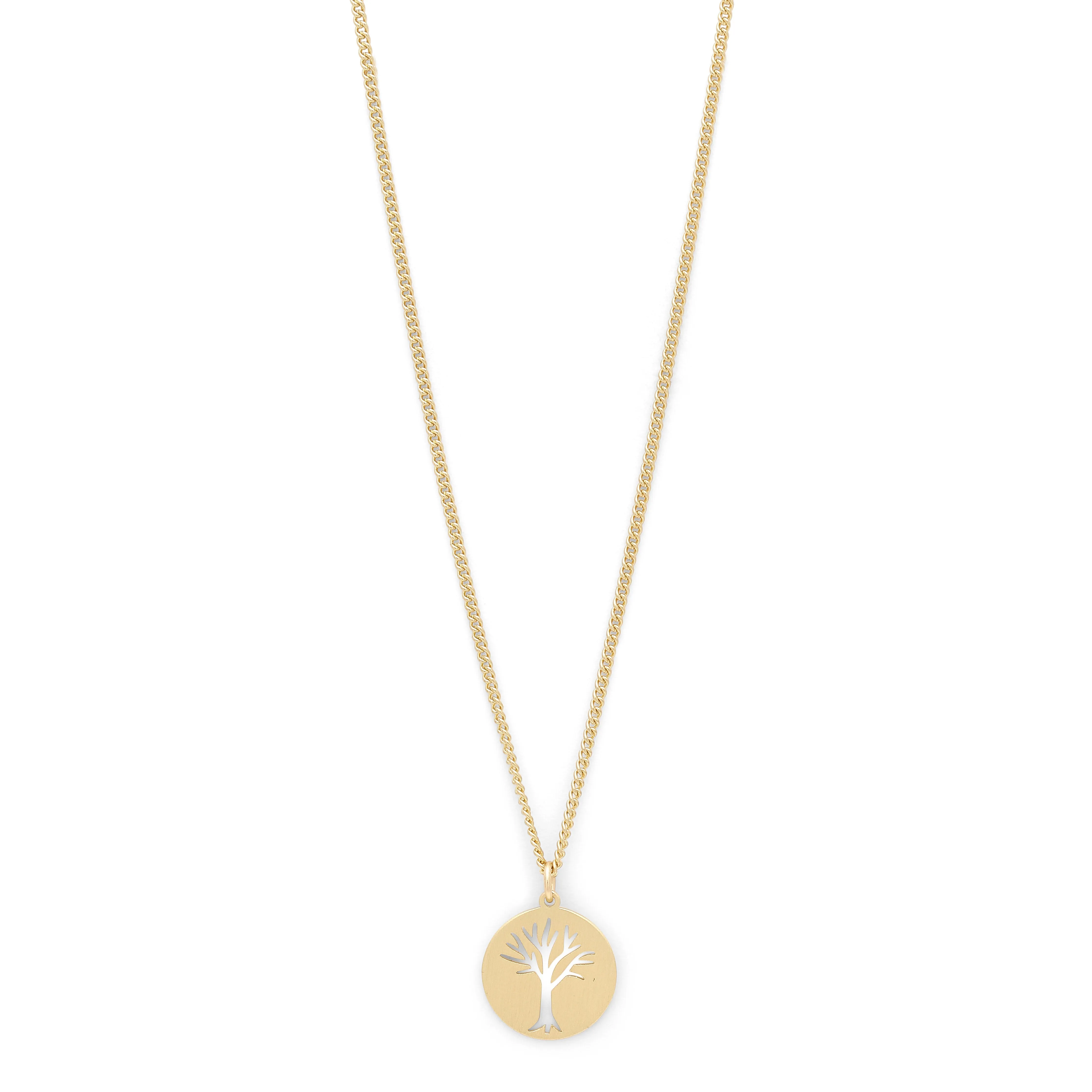 ELIN recycled coin pendant necklace gold-plated