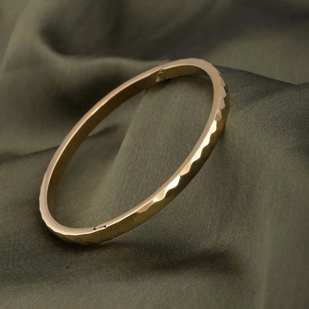 Gilded Haze Bangle Bracelet