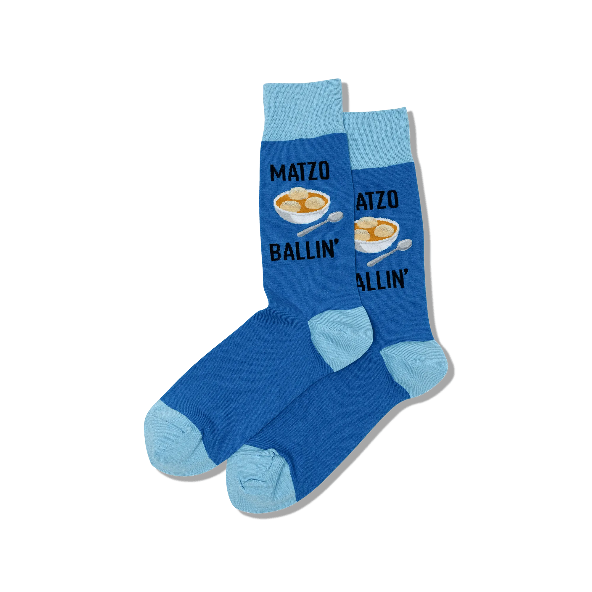 HOTSOX Men's Matzo Ballin' Crew Socks