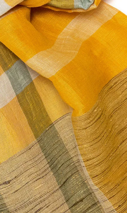 Jute Plaid - Yellow