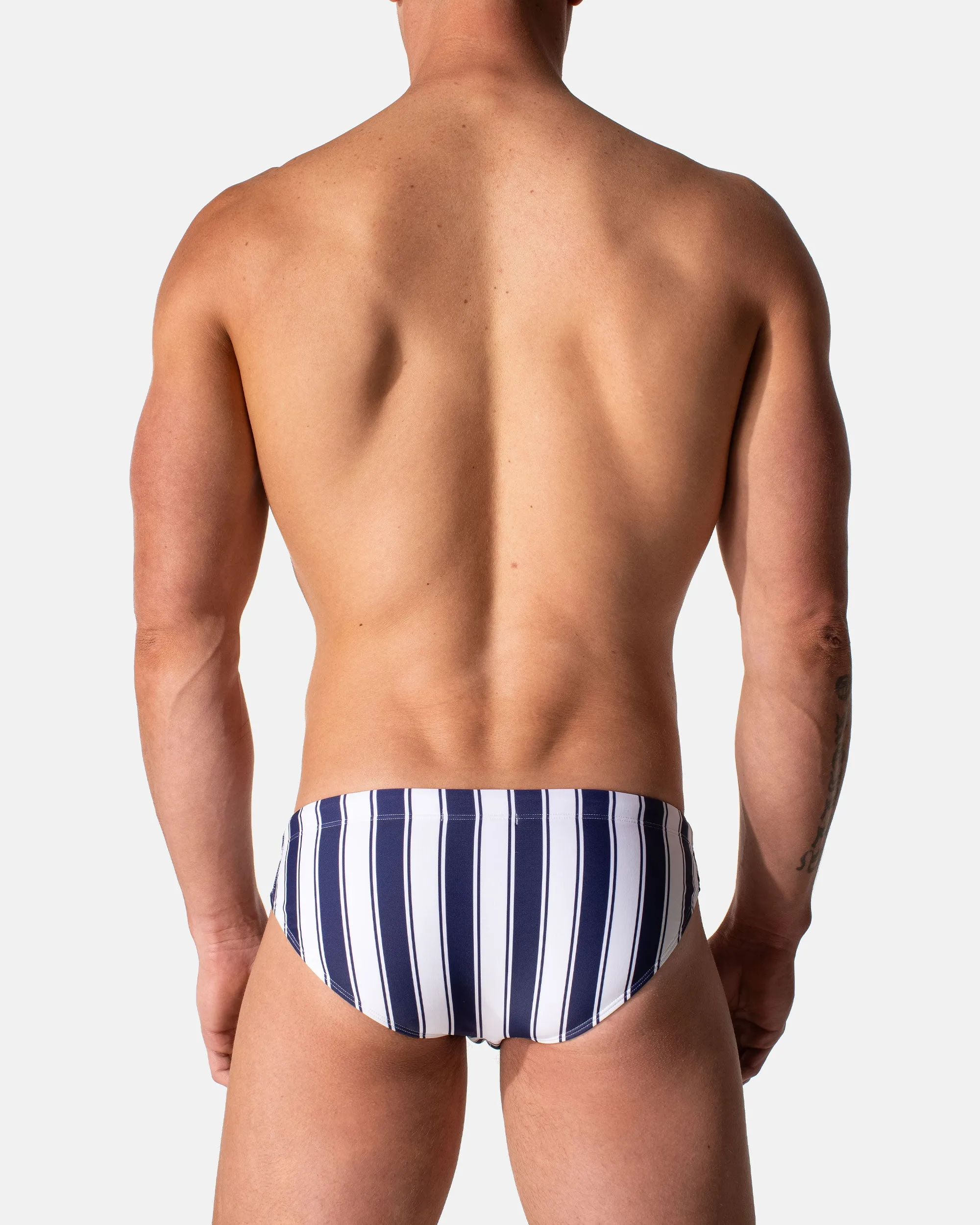 Kos Enhancing Swim Brief - Nautical Stripe