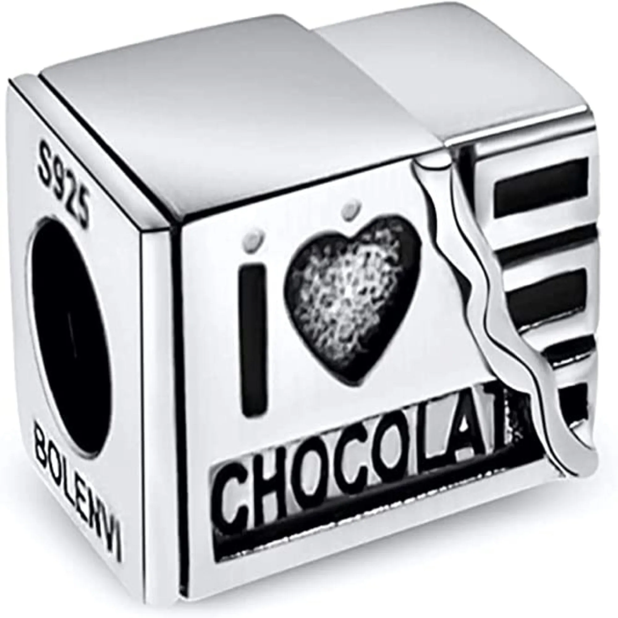 Love Chocolate Valentines Bead Charm