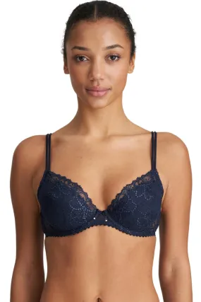 Marie Jo Jane Push Up Bra Removable Pads, Velvet Blue (0101337)