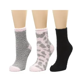 Marilyn Monroe Womens Ladies 3Pack Faux Wool Fabric Printed Cozy Crew Socks Size 9-11 (See More Colors)