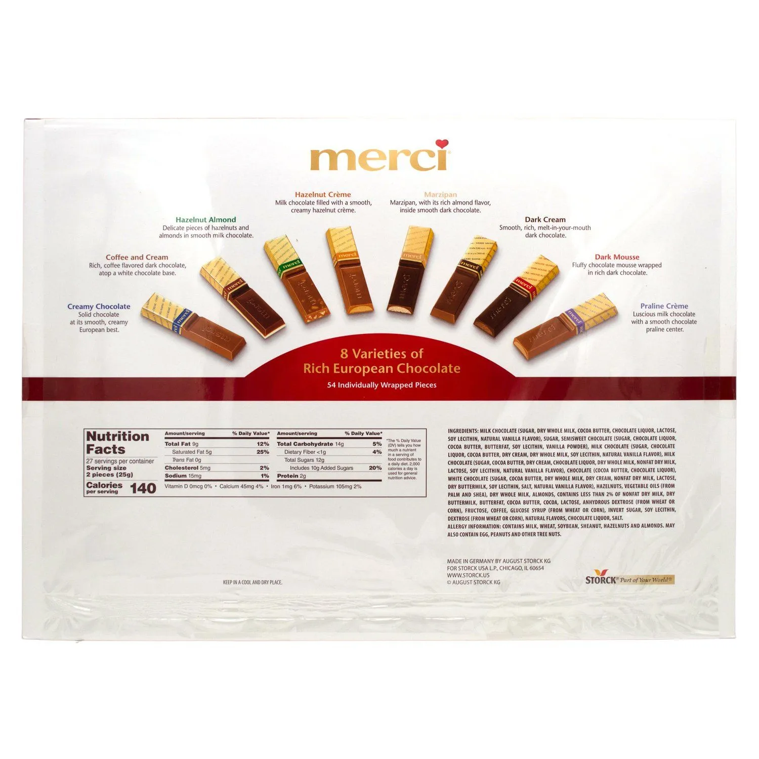 Merci Finest Assortment of European Chocolates