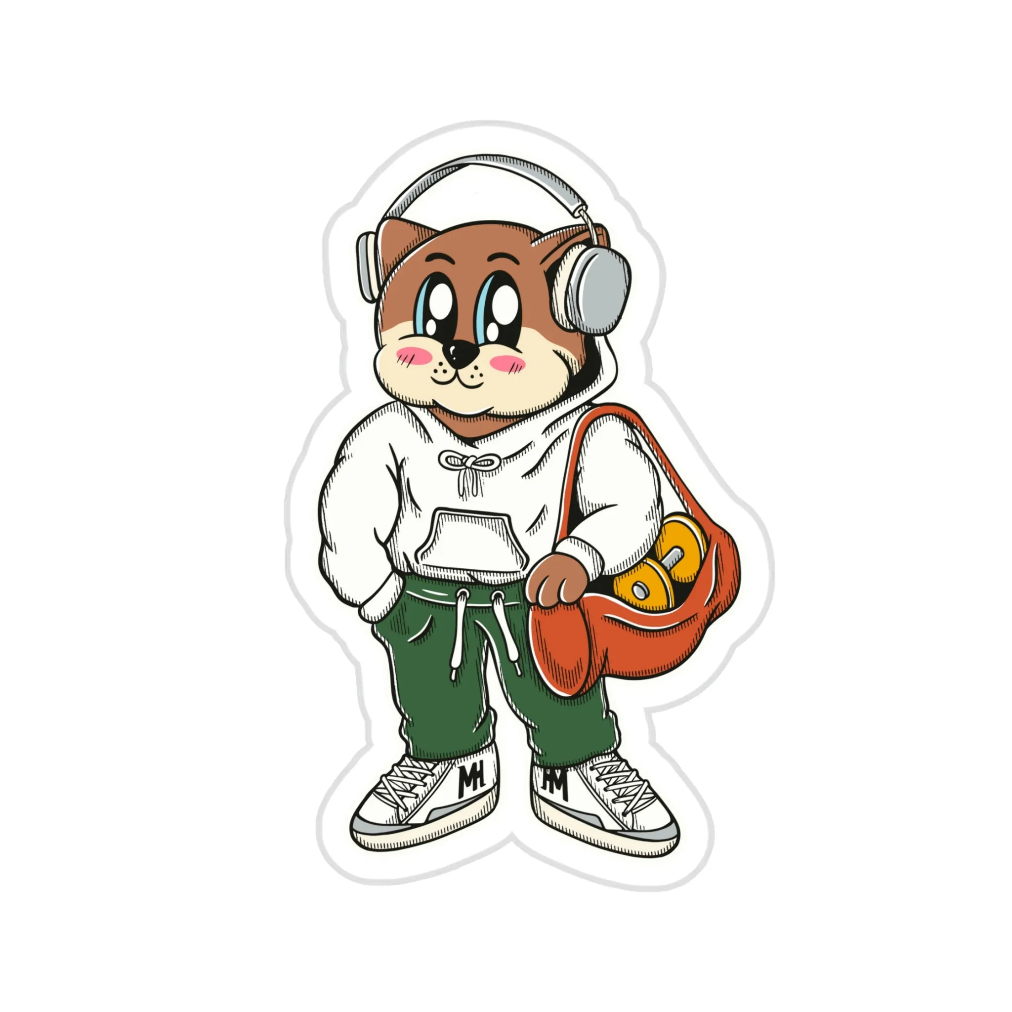 MH DOG STICKER- STICKER