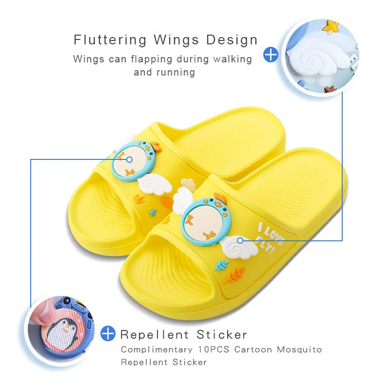 Mosquito Repellent Yellow Anti Slip Slippers 4337