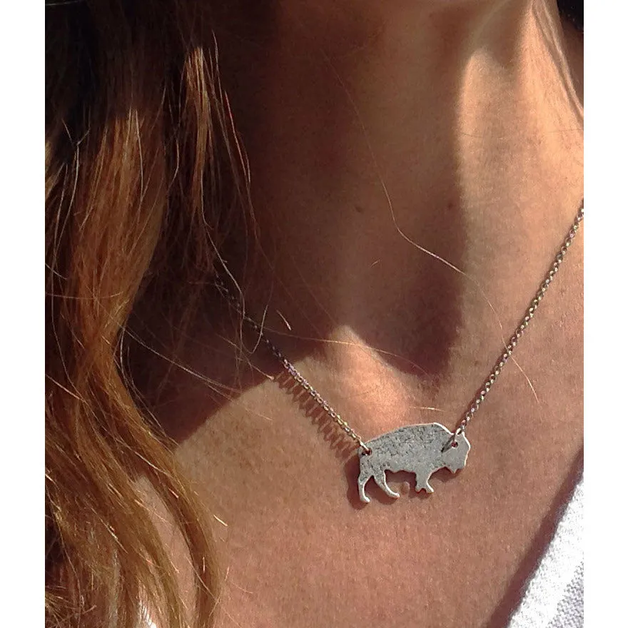 Mountains on Buffalo Necklace