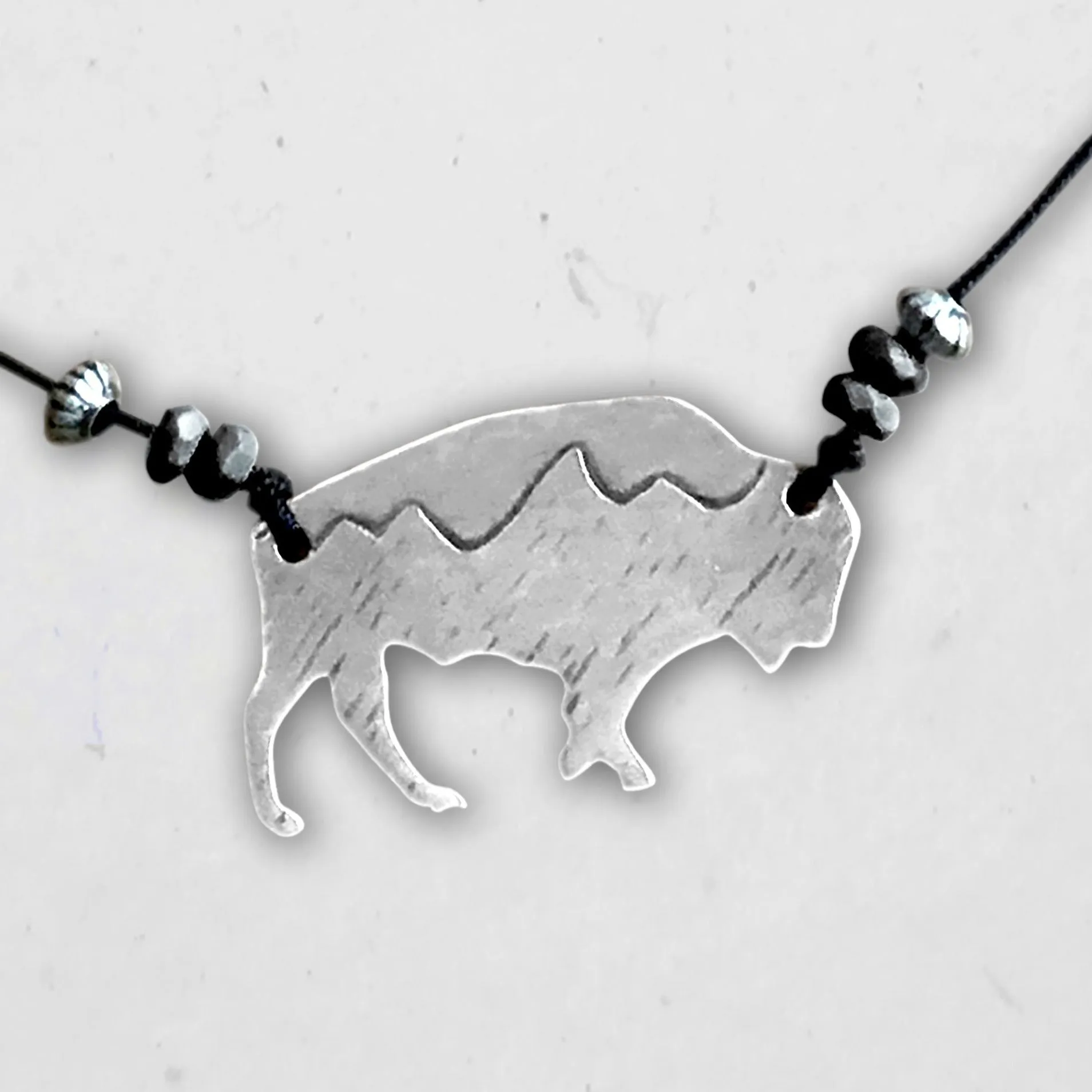 Mountains on Buffalo Necklace