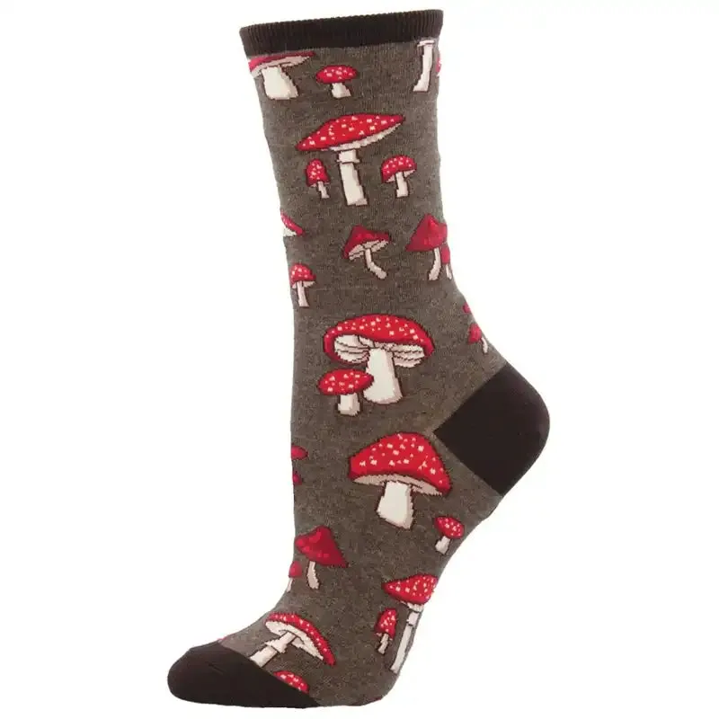 'Pretty Fly For A Fungi' Women's printed socks