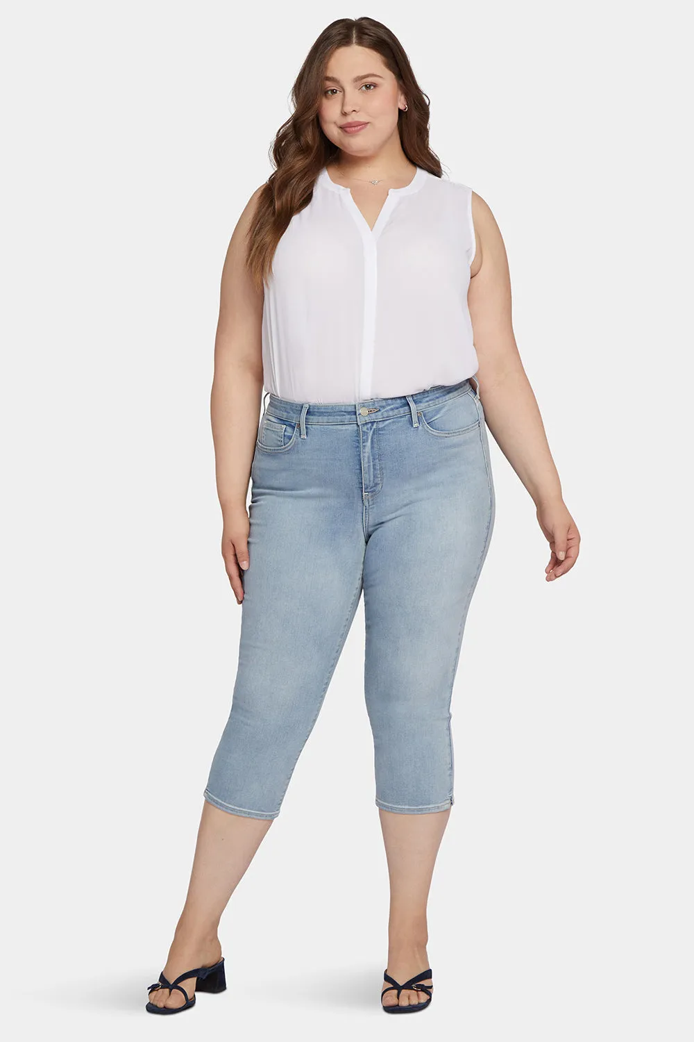 Slim Straight Crop Jeans - Charmed