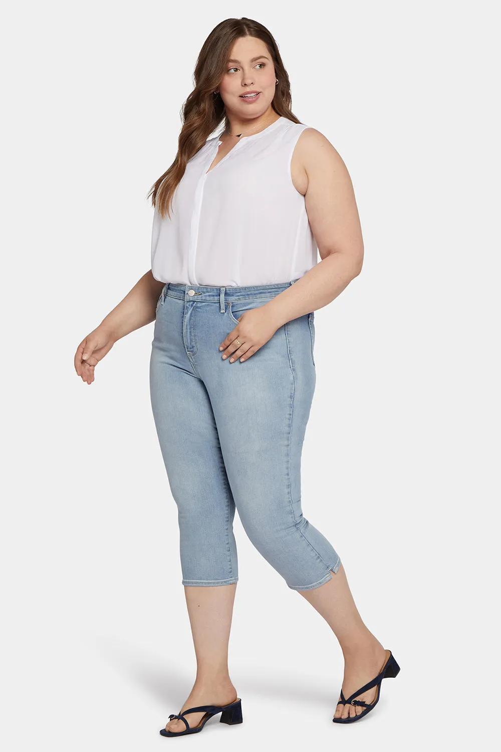 Slim Straight Crop Jeans - Charmed