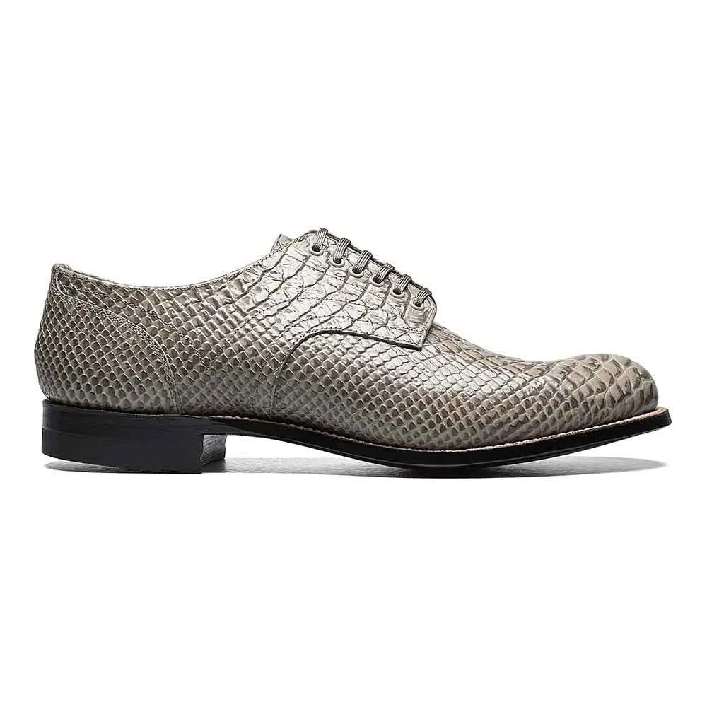 Stacy Adams Madison Gray Anaconda Print Oxford