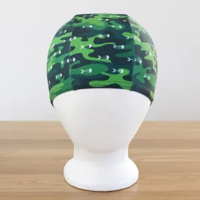 Swimming Cap | Camofish in Green (Lycra)