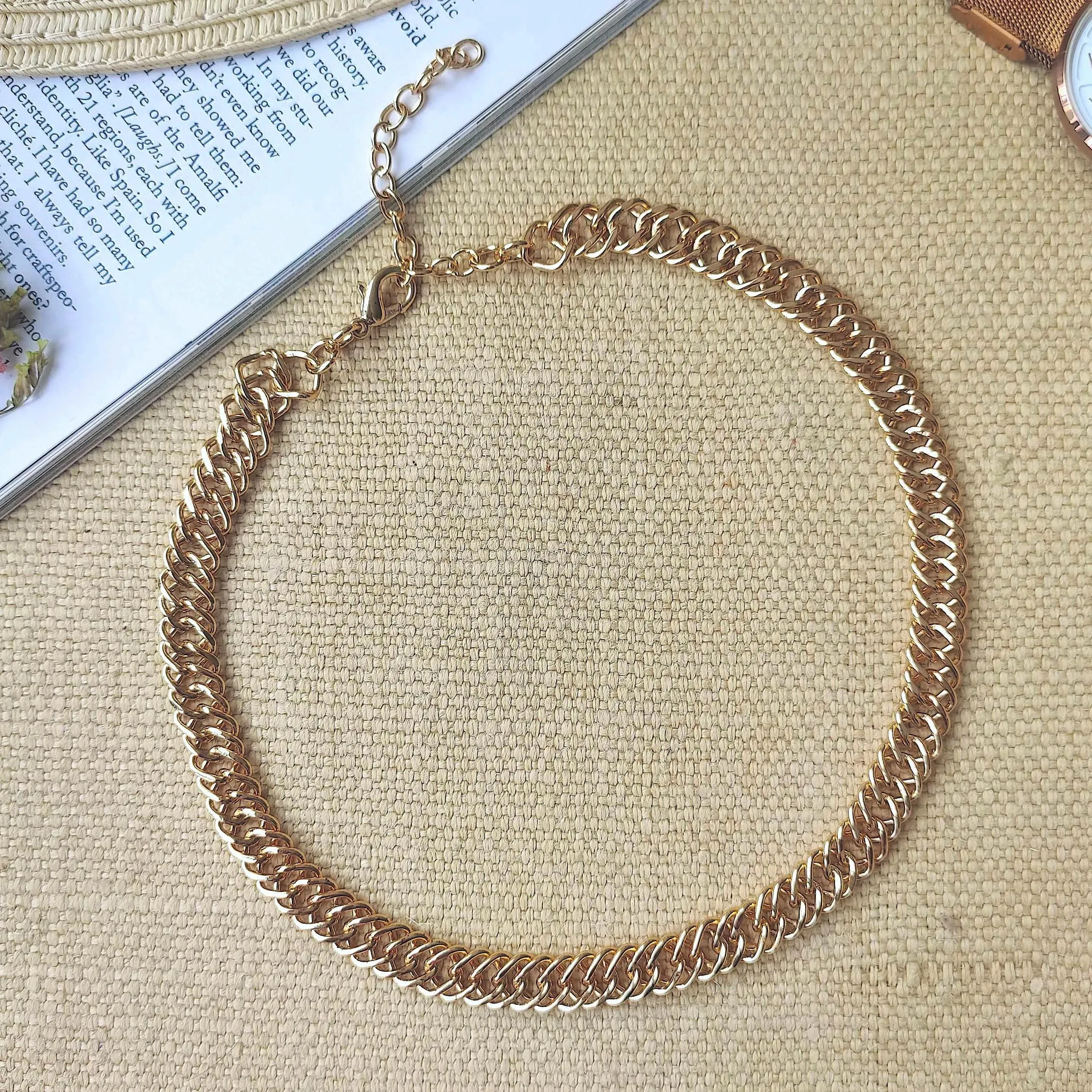 TFC Milano Luxury Gold Plated Chain Necklace