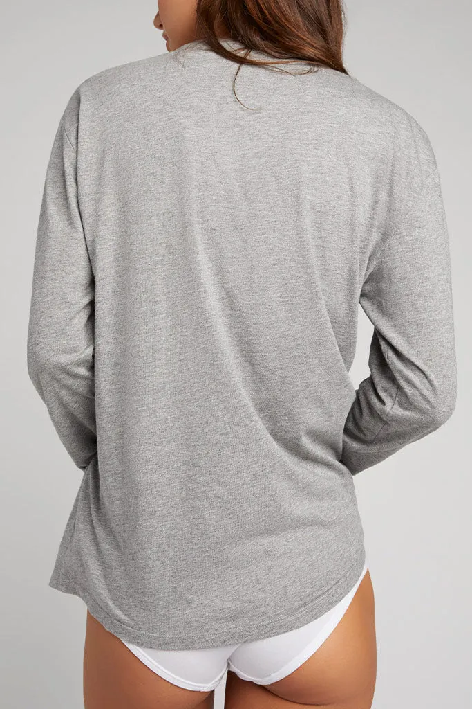 Uniform Long Sleeve in Heather Grey