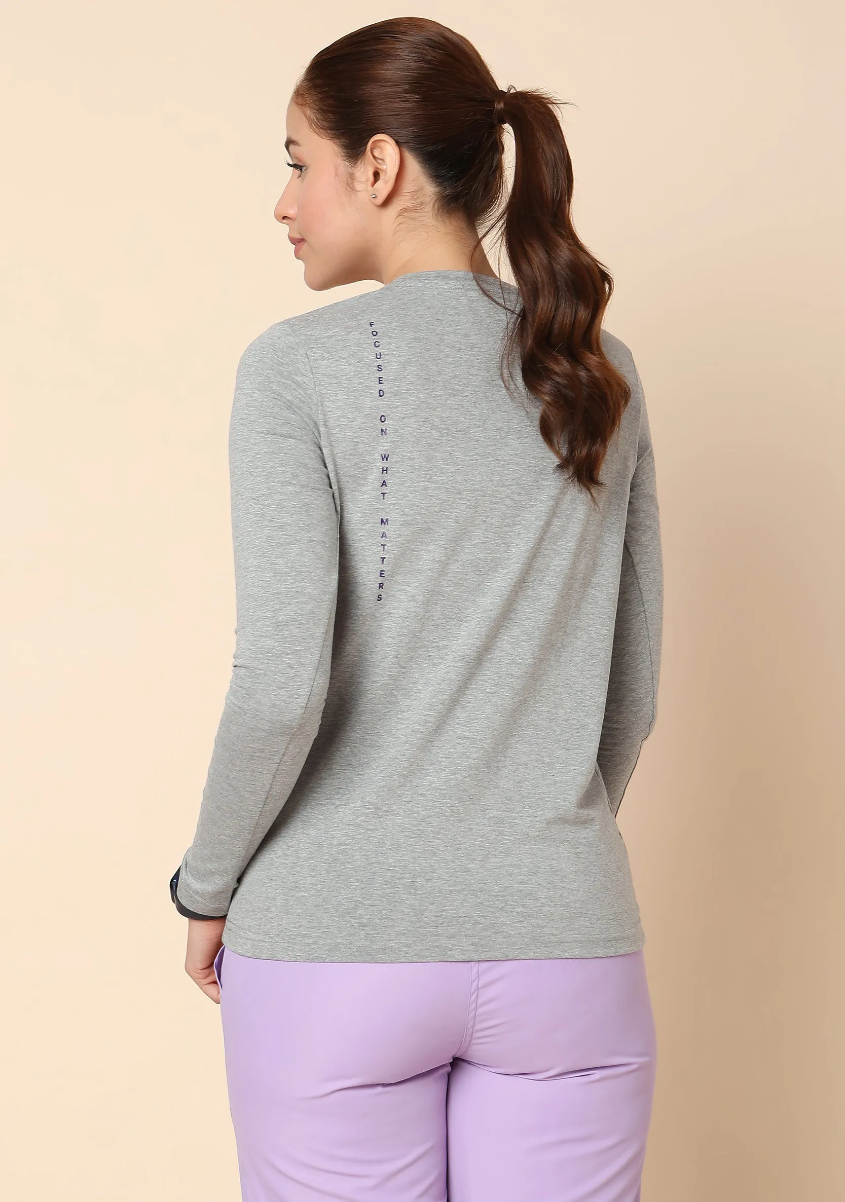 Women's Supersoft L/S (Grey) Underscrub - Bundle set