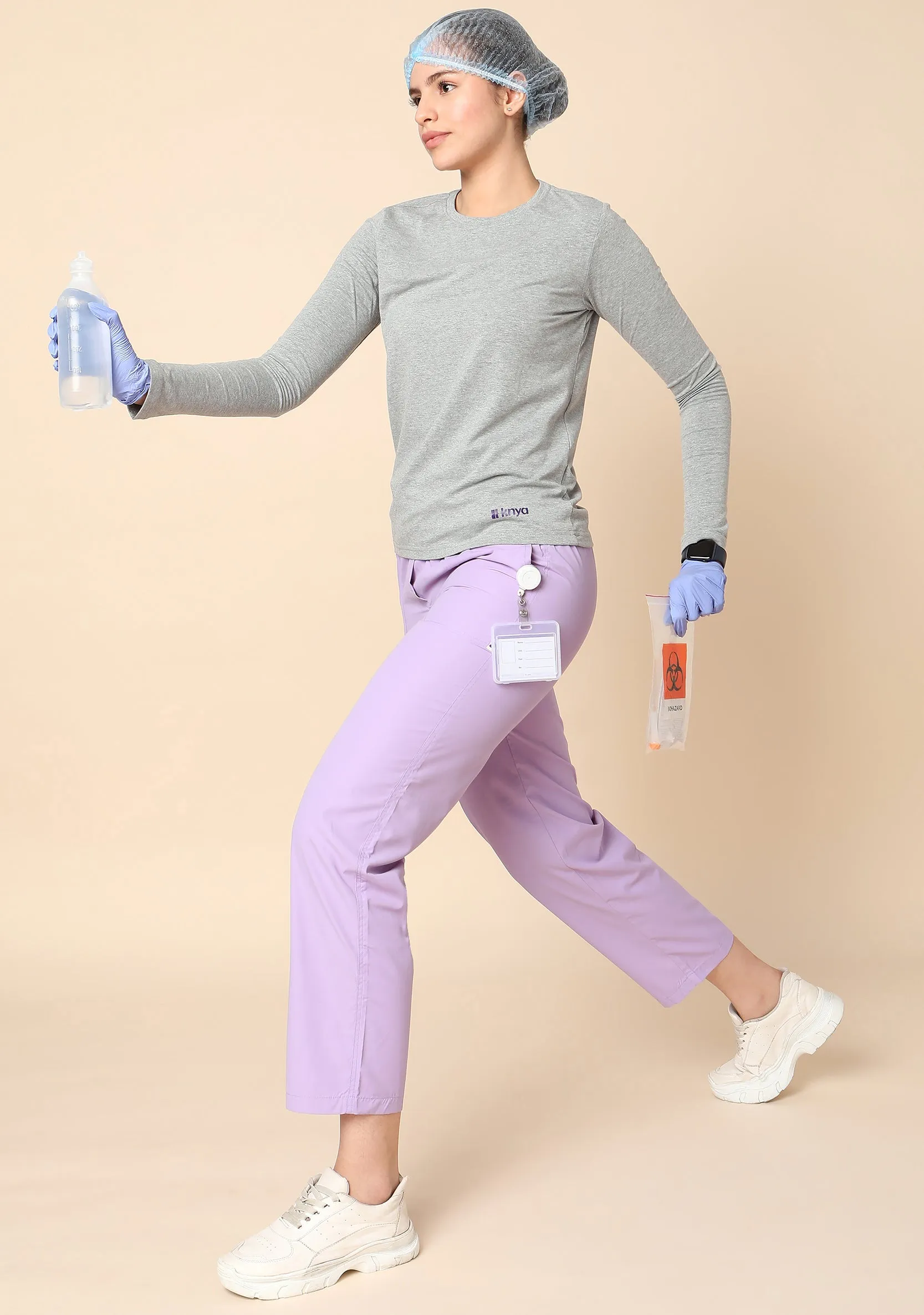 Women's Supersoft L/S (Grey) Underscrub - Bundle set